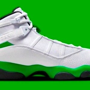 JORDAN 6 - RINGS "Lucky Green" size 14 Men's NIB